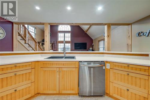 7205 Walker, Tecumseh, ON - Indoor Photo Showing Kitchen With Double Sink