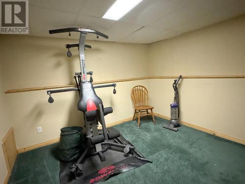 144 Wolverine Avenue, Tumbler Ridge, BC - Indoor Photo Showing Gym Room