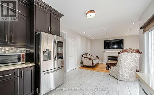 144 Lockwood Road, Brampton, ON - Indoor With Fireplace