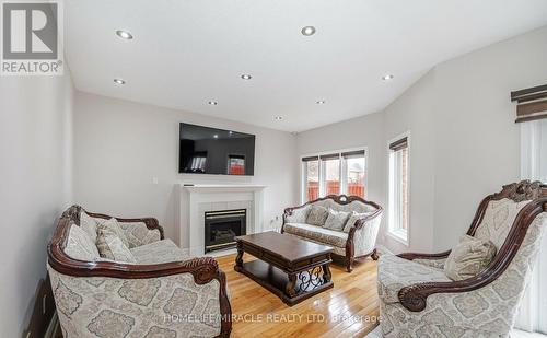 144 Lockwood Road, Brampton, ON - Indoor Photo Showing Living Room With Fireplace