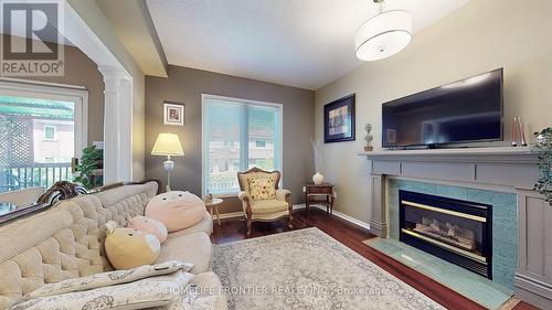 50 Futura Avenue, Richmond Hill, ON - Indoor Photo Showing Living Room With Fireplace