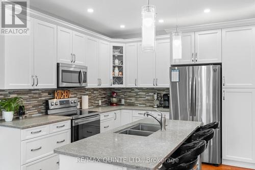 49 Isabella Street E, Greater Napanee, ON - Indoor Photo Showing Kitchen With Stainless Steel Kitchen With Double Sink With Upgraded Kitchen