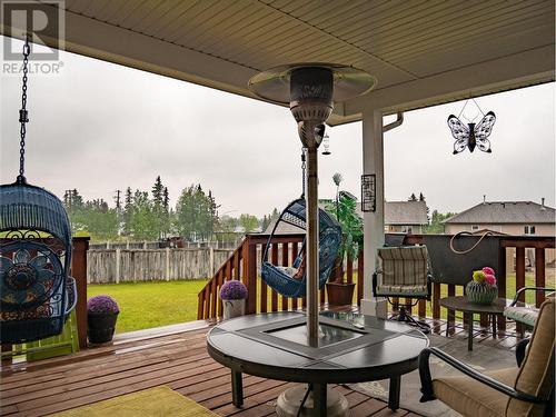 805 89 Avenue, Dawson Creek, BC - Outdoor With Deck Patio Veranda With Exterior