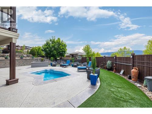 4100 Rockcress Court, Vernon, BC - Outdoor With In Ground Pool With Backyard