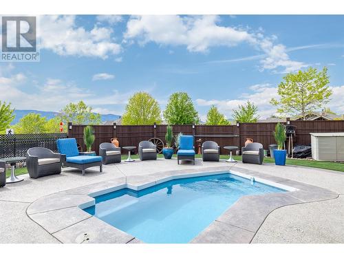 4100 Rockcress Court, Vernon, BC - Outdoor With In Ground Pool With Deck Patio Veranda