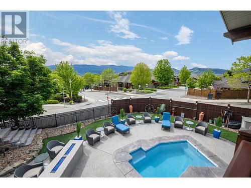 4100 Rockcress Court, Vernon, BC - Outdoor With In Ground Pool With Deck Patio Veranda With Backyard