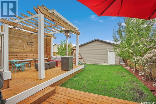 531 Evergreen Boulevard, Saskatoon, SK - Outdoor With Deck Patio Veranda With Exterior