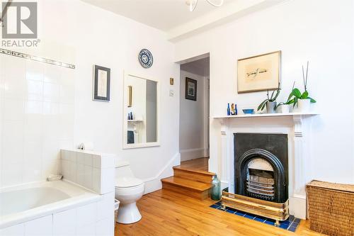 14 Kennas Hill, St. John'S, NL - Indoor Photo Showing Bathroom With Fireplace