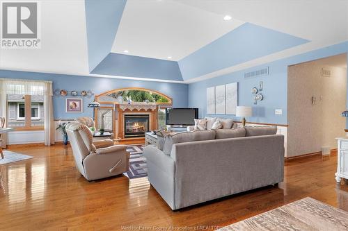 963 Front Road South, Amherstburg, ON - Indoor Photo Showing Living Room With Fireplace