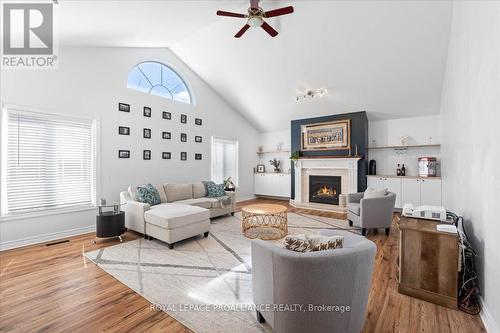 44 Peterson Street, Quinte West, ON - Indoor Photo Showing Living Room With Fireplace