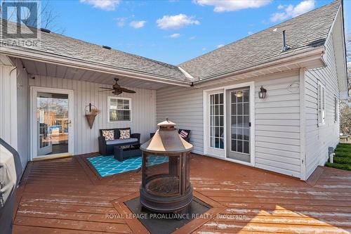 44 Peterson Street, Quinte West, ON - Outdoor With Deck Patio Veranda With Exterior