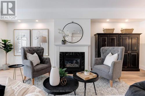 402 Martha Street, Burlington, ON - Indoor Photo Showing Living Room With Fireplace