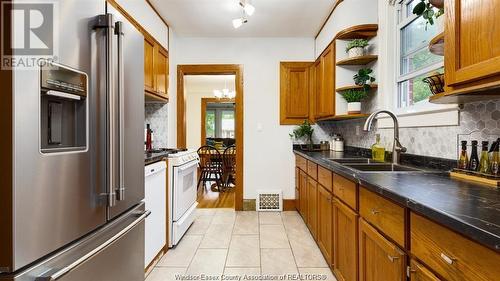 1530 Pillette Road, Windsor, ON - Indoor Photo Showing Kitchen With Double Sink