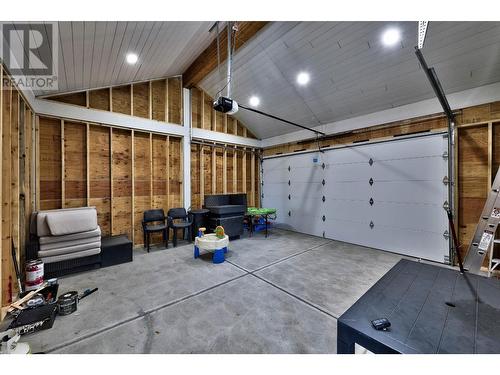 6580 Monck Park Road, Merritt, BC - Indoor Photo Showing Garage