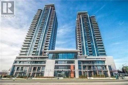 1106 - 55 Eglinton Avenue W, Mississauga, ON - Outdoor With Balcony With Facade