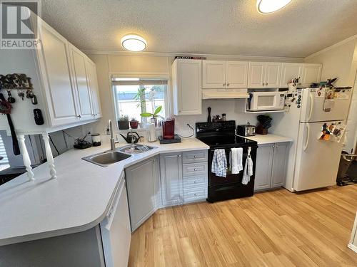 6 562 Elm Street, Quesnel, BC - Indoor Photo Showing Kitchen With Double Sink