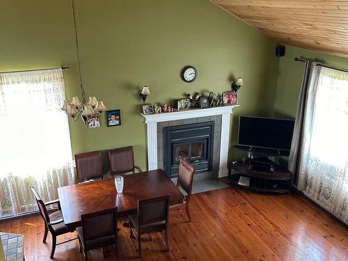 Living room - 61 Rue Lajoie, Châteauguay, QC - Indoor With Fireplace