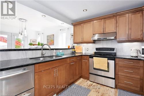 89 Prince Edward Road, Woodstock, ON - Indoor Photo Showing Kitchen With Double Sink