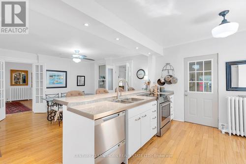 168 Ann Street, Belleville, ON - Indoor Photo Showing Kitchen With Double Sink