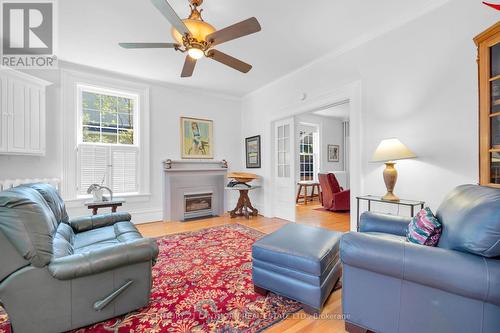 168 Ann Street, Belleville, ON - Indoor Photo Showing Living Room With Fireplace