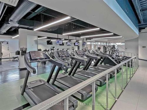 1001-10 Navy Wharf Crt, Toronto, ON - Indoor Photo Showing Gym Room