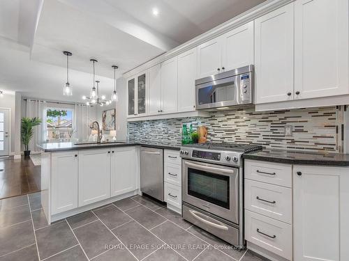 76 Wiley Ave, Toronto, ON - Indoor Photo Showing Kitchen With Upgraded Kitchen