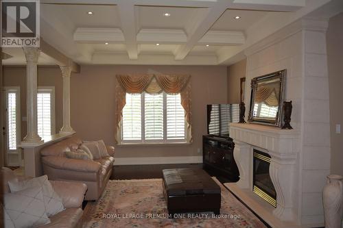 15 Frini Court, Vaughan (Islington Woods), ON - Indoor Photo Showing Living Room With Fireplace