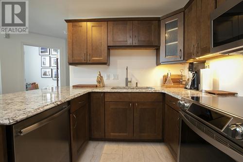 969 Queen St E # 403, Sault Ste. Marie, ON - Indoor Photo Showing Kitchen With Upgraded Kitchen