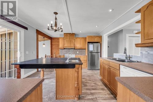 4625 #6 Highway, Hamilton, ON - Indoor Photo Showing Kitchen With Double Sink