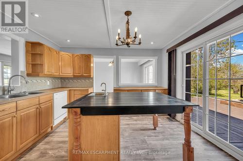 4625 #6 Highway, Hamilton, ON - Indoor Photo Showing Kitchen With Double Sink