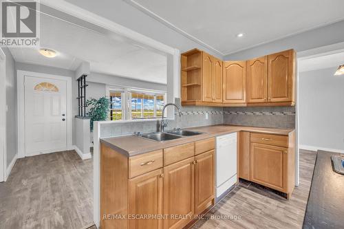 4625 #6 Highway, Hamilton, ON - Indoor Photo Showing Kitchen With Double Sink