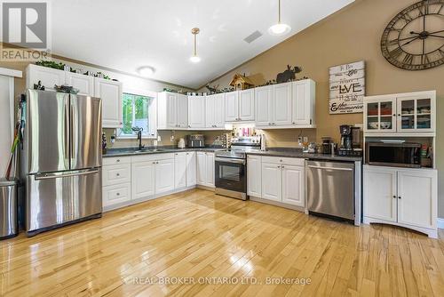 87 Farlain Lake Road E, Tiny, ON - Indoor Photo Showing Kitchen With Double Sink