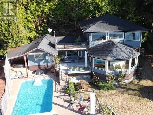 3311 Atrevida Road, Powell River, BC - Outdoor With In Ground Pool With Deck Patio Veranda