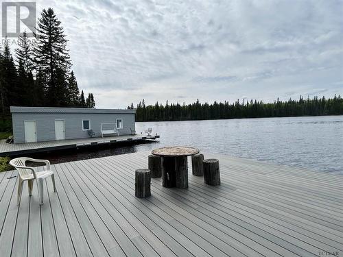 Lot 6 Kenogamissi Lake Road 1 Rd, Timmins, ON - Outdoor With Body Of Water With Deck Patio Veranda