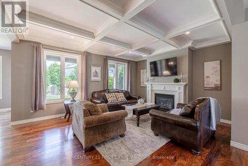 2367 Yellowbirch Court, London, ON - Indoor Photo Showing Living Room With Fireplace