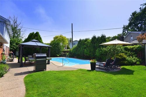 4391 Kerry Court, Burlington, ON - Outdoor With In Ground Pool With Backyard