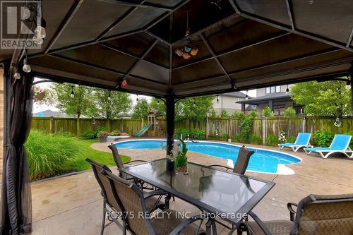 1233 Thornley Street, London, ON - Outdoor With In Ground Pool With Deck Patio Veranda With Backyard