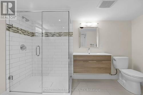 Remodelled Bathroom - Lower - 21 Thomas Janes Drive, London, ON - Indoor Photo Showing Bathroom