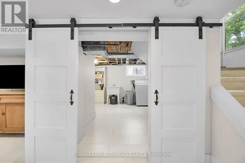 Barn Doors into Laundry area - Lower - 21 Thomas Janes Drive, London, ON - Other