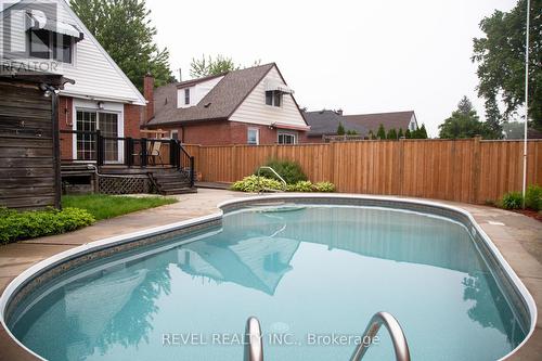 267 East 12Th Street, Hamilton, ON - Outdoor With In Ground Pool With Deck Patio Veranda With Backyard