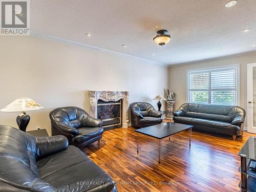 2857 Termini Terrace, Mississauga, ON - Indoor Photo Showing Living Room With Fireplace