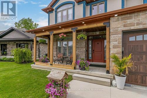 605 Conners Drive, North Perth, ON - Outdoor With Deck Patio Veranda With Facade