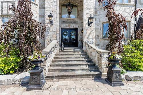 23 Glenbrook Boulevard, Brampton, ON - Outdoor With Fireplace