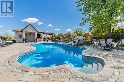 23 Glenbrook Boulevard, Brampton, ON - Outdoor With In Ground Pool With Backyard