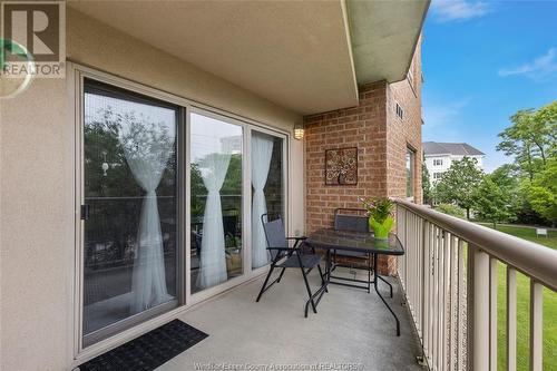 5064 Wyandotte East Unit# 201, Windsor, ON - Outdoor With Balcony With Exterior