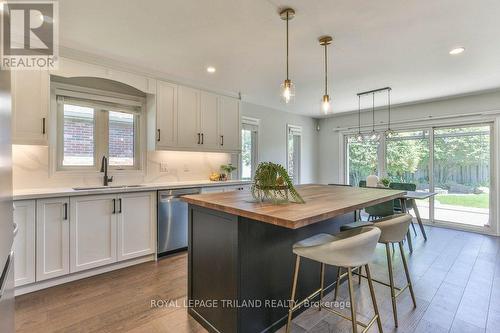 16 Pinehurst Drive, Thames Centre (Dorchester), ON - Indoor Photo Showing Kitchen With Upgraded Kitchen