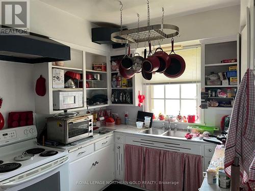 3 Kerr Crescent, Mcgarry, ON - Indoor Photo Showing Kitchen With Double Sink