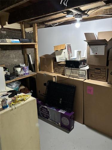 715 7Th Street, Brandon, MB - Indoor Photo Showing Basement