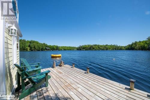 45 Woods Lane, Port Severn, ON - Outdoor With Body Of Water With Deck Patio Veranda With View