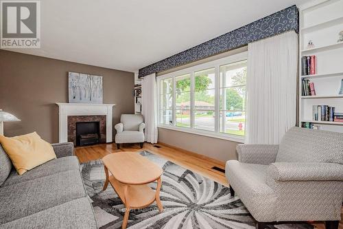 39 Cardinal Drive, Hamilton, ON - Indoor Photo Showing Living Room With Fireplace